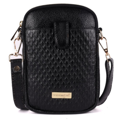 Ladies Black Sling Bag - Design: Standard