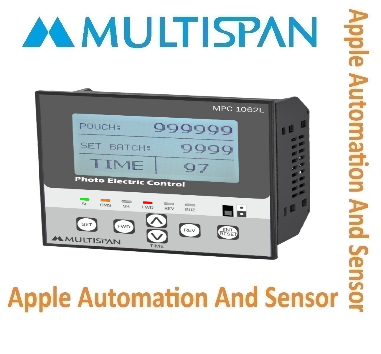Mpc-1061l Multispan Photo Electric Controller - Pid Controller With Double Display, Universal Input, Dual Relay Functionality, Enhanced Accuracy & Resolution