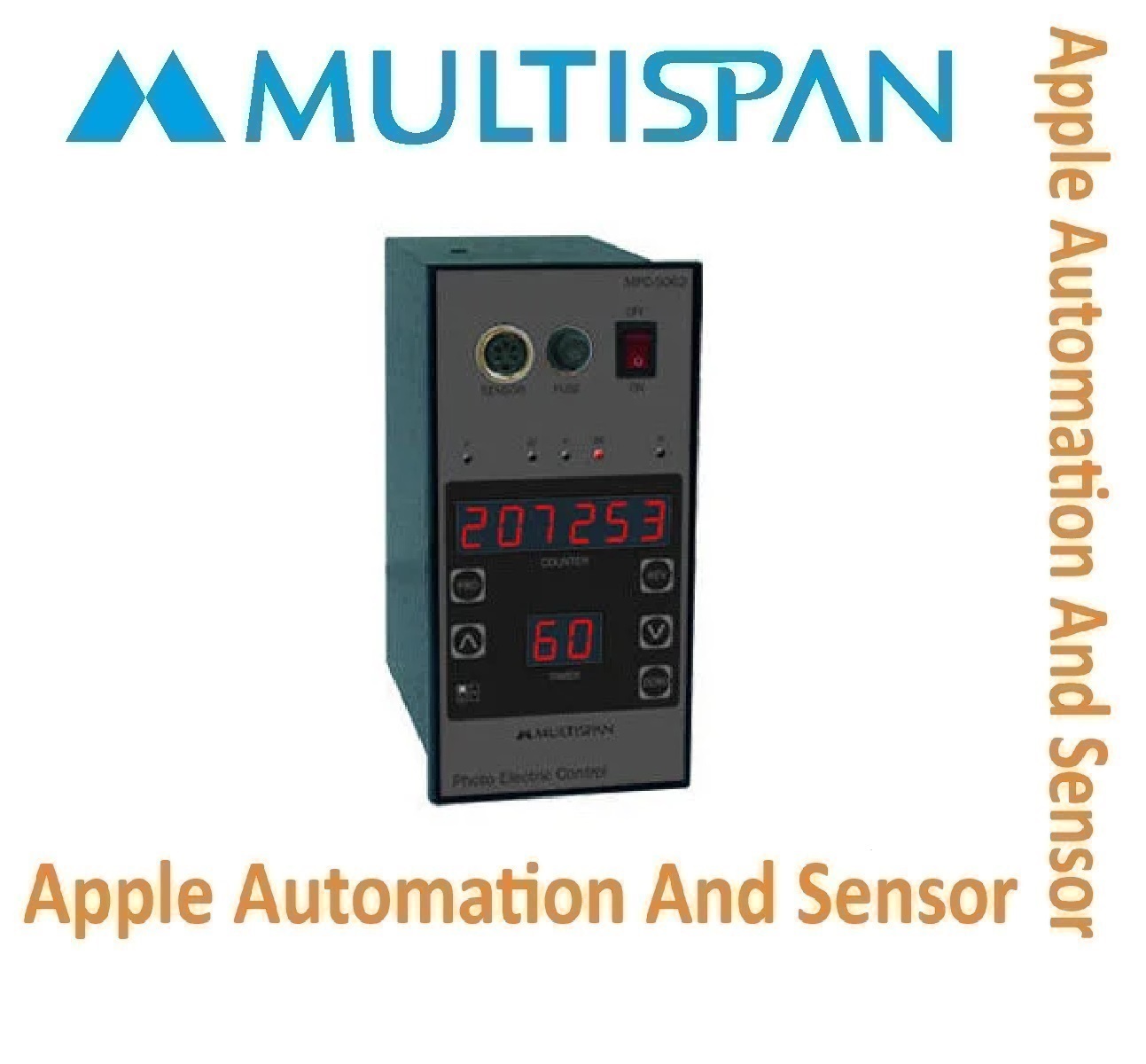 Mpc-1061l Multispan Photo Electric Controller - Pid Controller With Double Display, Universal Input, Dual Relay Functionality, Enhanced Accuracy & Resolution