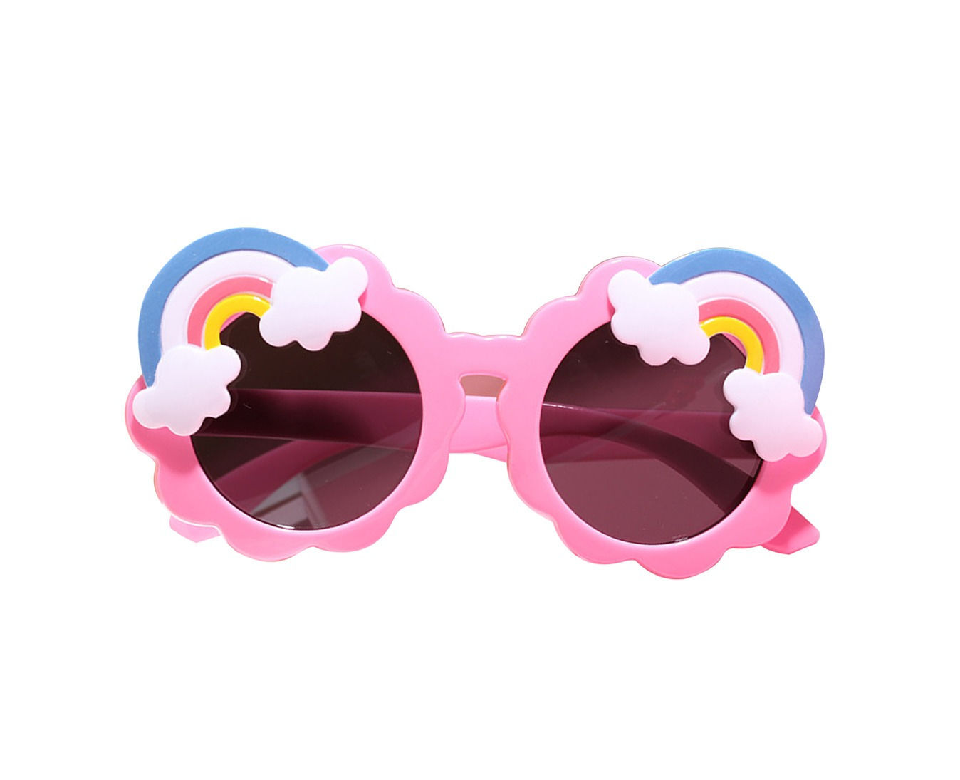 Fancy Kids Goggles - Polymethylmethacrylate Frame, Tinted Black Glass Lenses | Uv Protected, Rectangle Design