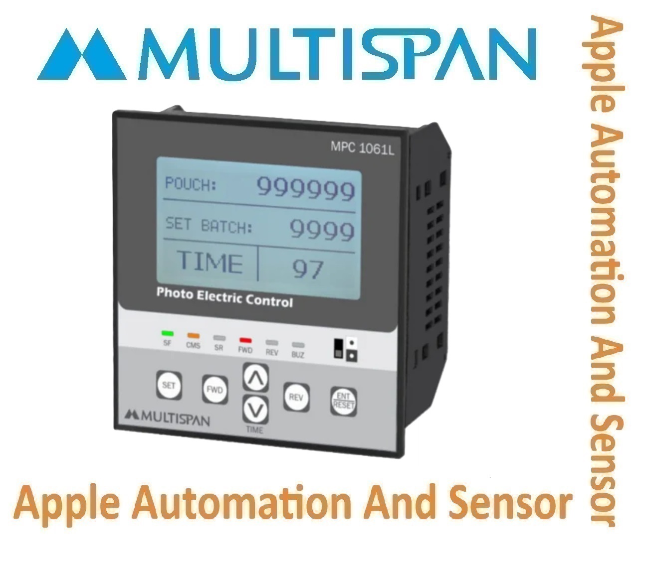 Mpc-1062l Multispan Photo Electric Controller - Double Display, Universal Input Pid, Dual Relay, Dimensions Unspecified, 1 Year Warranty | Suitable For Temperature And Process Control