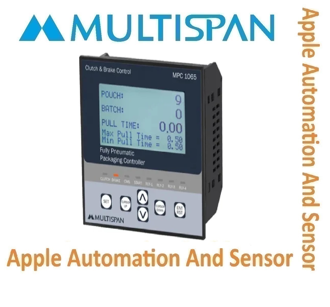 Mpc-5265 Multispan Ffs Control Unit - Double Display Universal Input Pid Controller, Double Relay, 4+4 Digit | Versatile Process Control Instrument