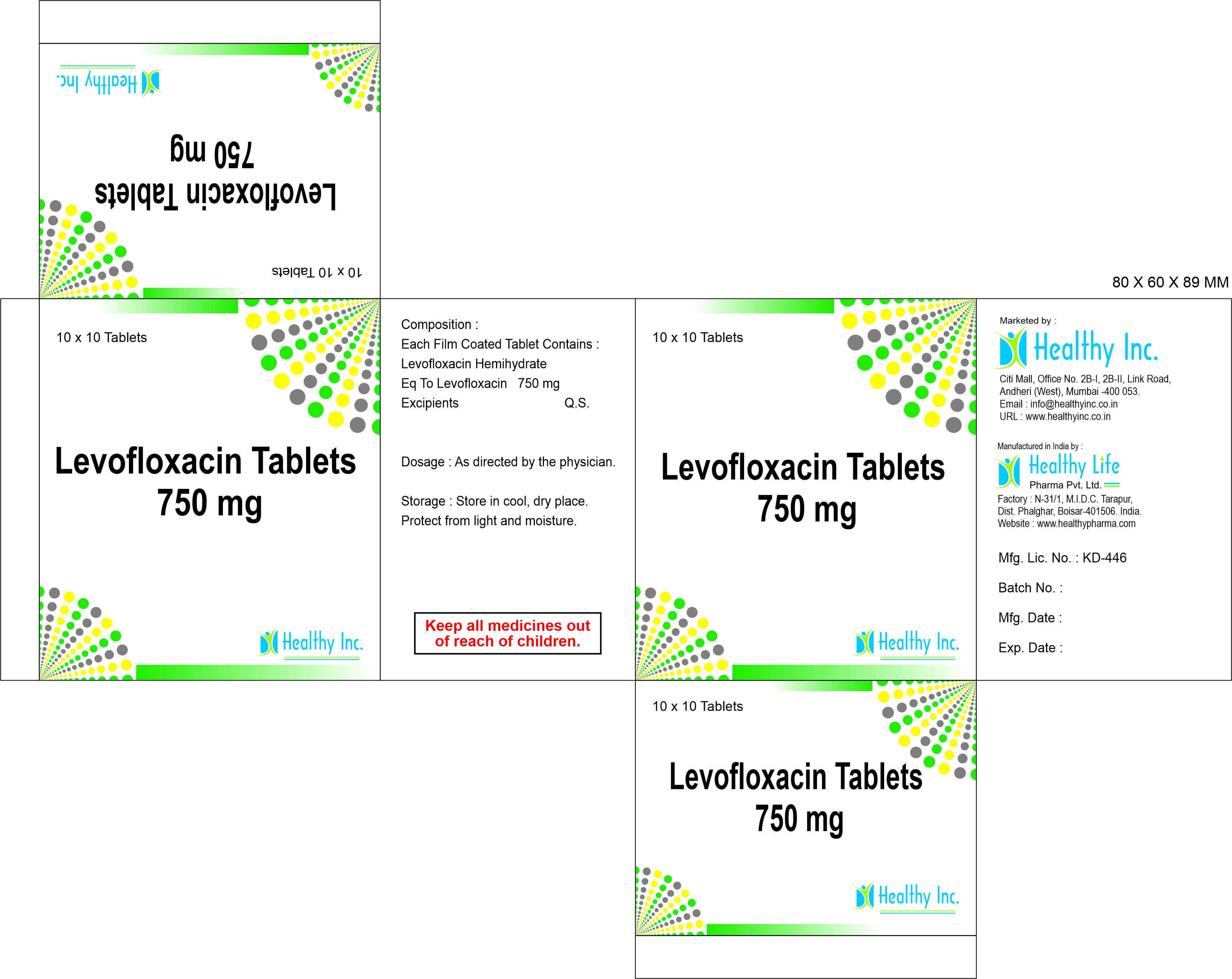 Levofloxacin Tablet 250mg