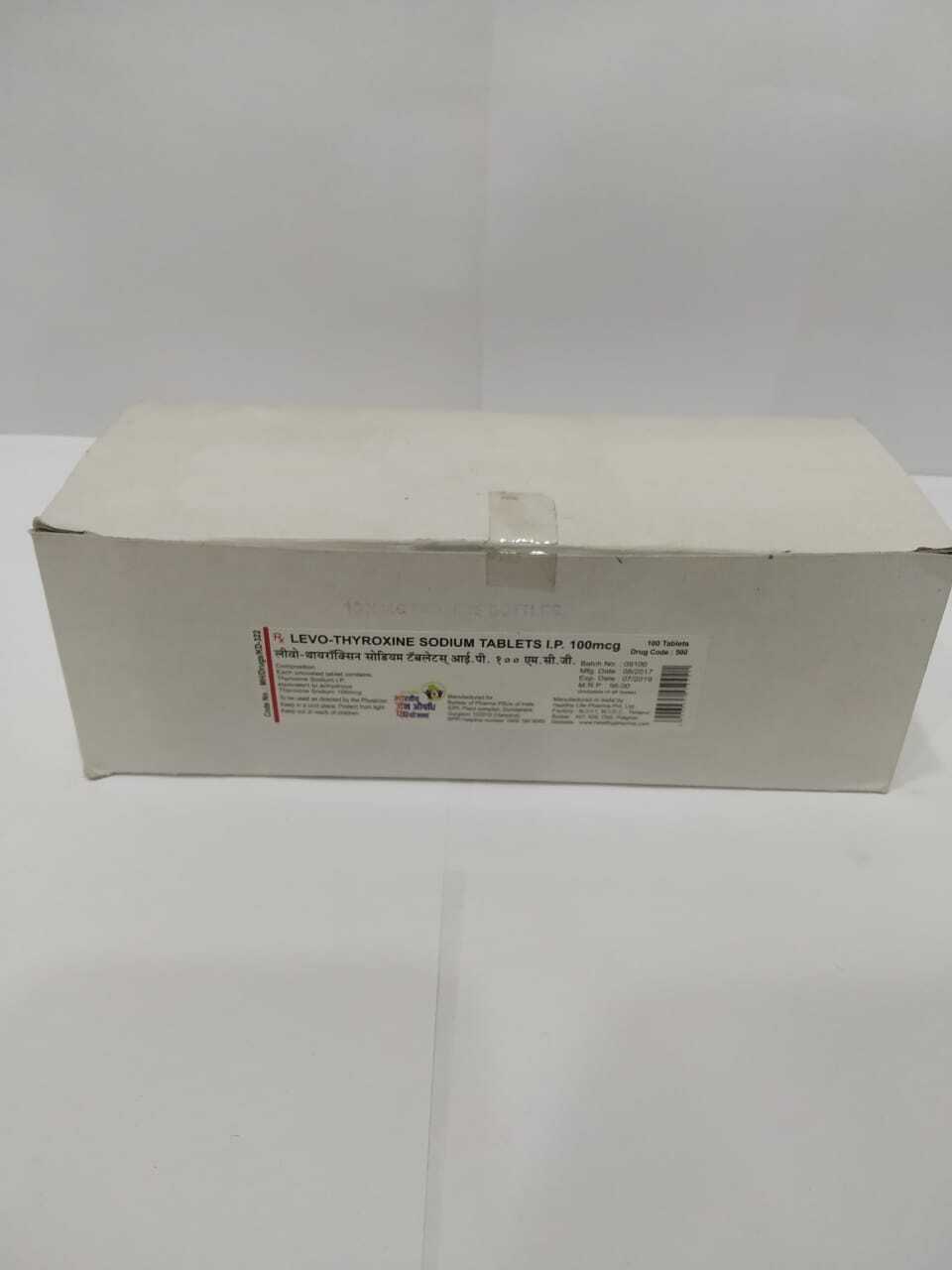 Levothyroxine Sodium Tablet 12.5mcg - Drug Type: Generic Drugs