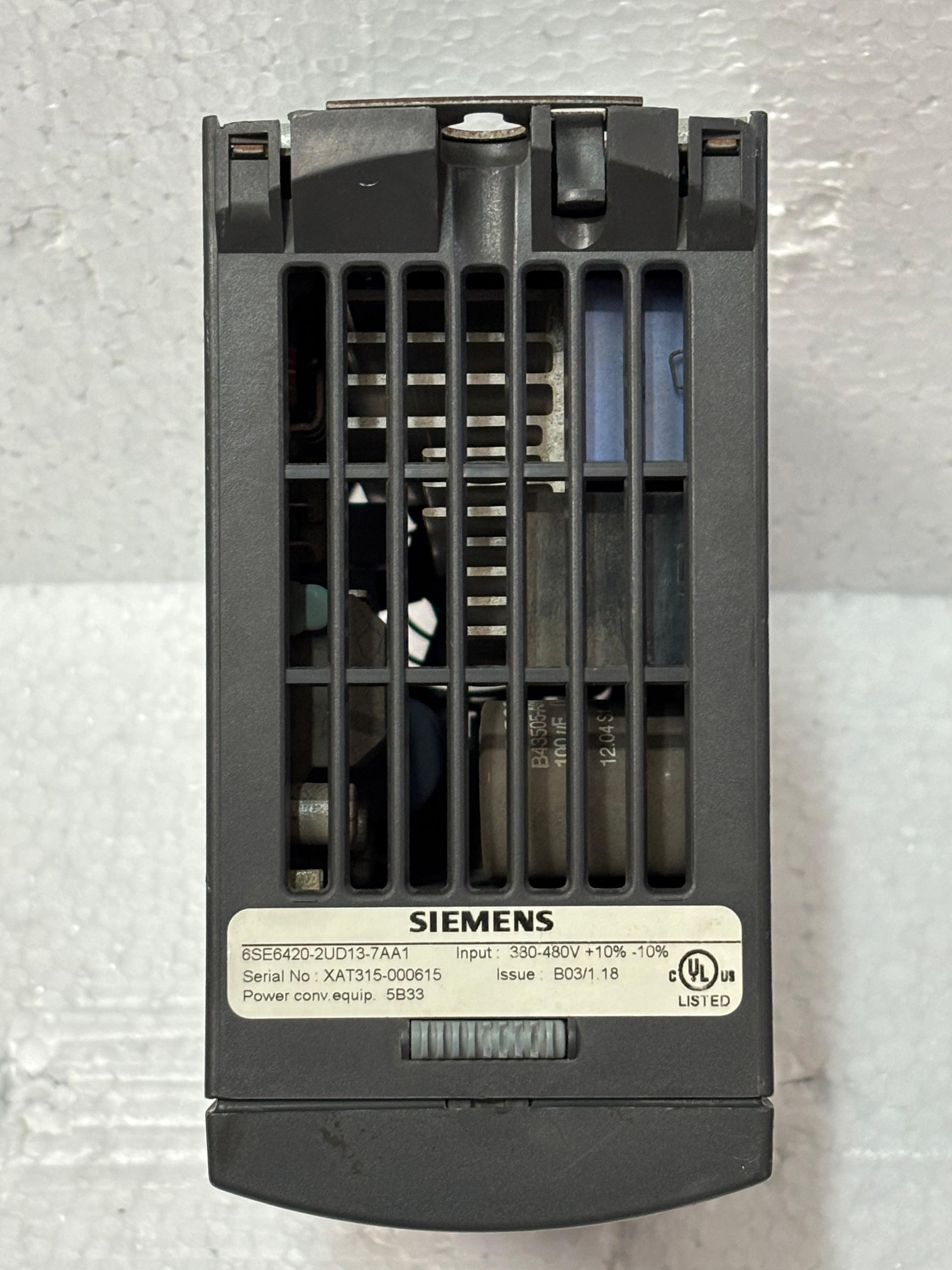 SIEMENS MICROMASTER 420 6SE6420-2UD13-7AA1