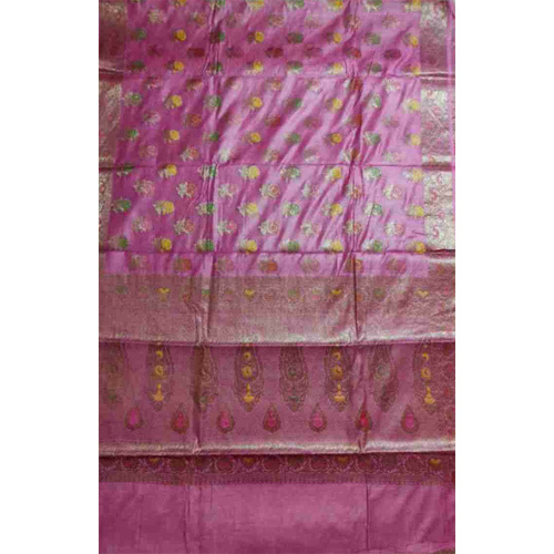 Muga Banarasi Minakari Silk Saree