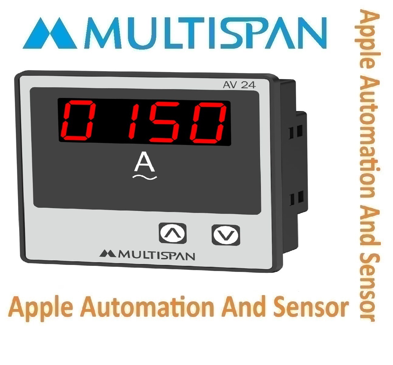 Av-41ct Multispan Digital Ampere Meter - Double Display, Universal Input, Pid Controller, Double Relay (4+4 Digit), 1 Year Warranty