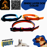 Single Layer Buckle  Dog Collar ( PP / NYLON )