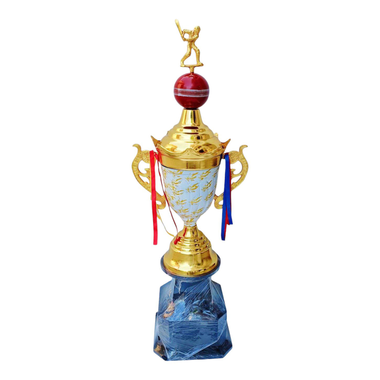 Metal Cricket Trophy Cup Award #0595 - Color: Various Colors