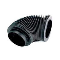 Air Round Bellow Cover - Color: Black