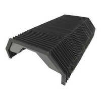 Pvc Bellows Covers - 0.7-1mm Thickness, Black Fabric-pvc Blend | Industrial Protection From Dust And Chemicals