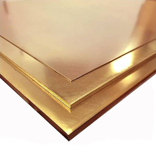 3Mm Brass Sheet - Color: Golden