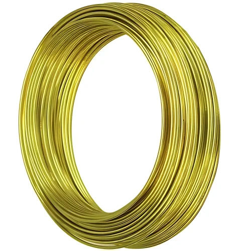 Golden Brass Wire - Dimension (L*W*H): 16 M (Length)  Meter (M)