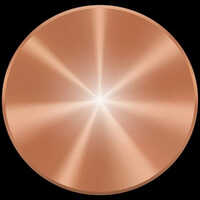 5mm Round Copper Buttons - Polished Finish, Alloy Material | Round Shape, 5 Mm Thickness