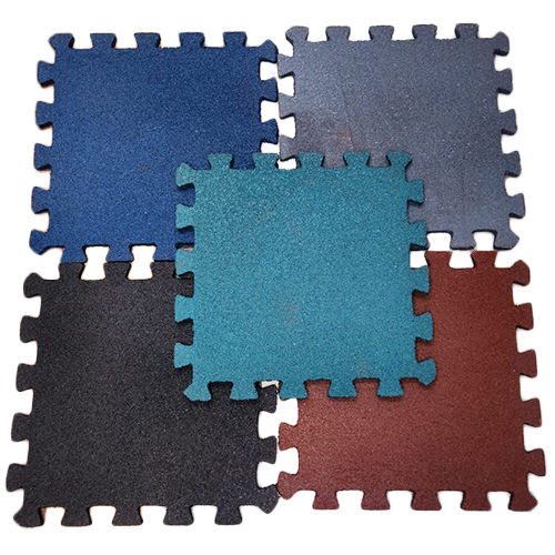 Gym Flooring Rubber Tiles - Feature: Non-Slip