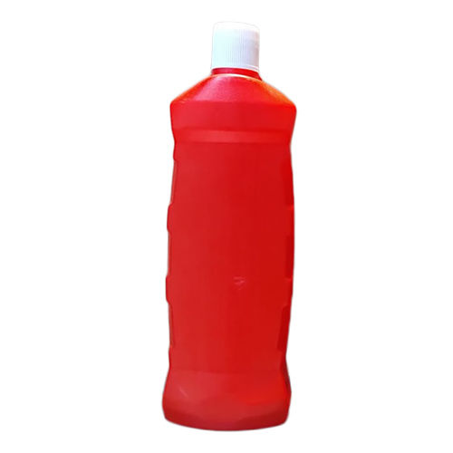 Empty Bathroom Cleaner Bottle - Color: Red