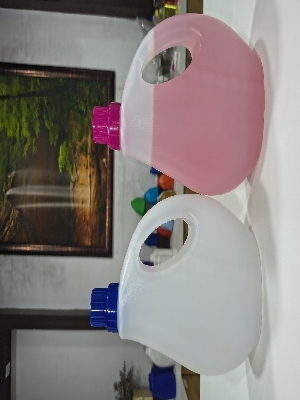 Liquid Detergent Bottle - High-Quality Plastic, Various Sizes Available, Sleek White Design, Warranty Included