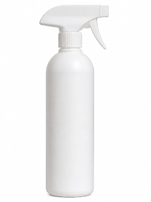 Hdpe Empty Room Freshner Bottle - HDPE Material, 500 ML Size, Classic White Color | Durable for Chemical Use, Warranty Included