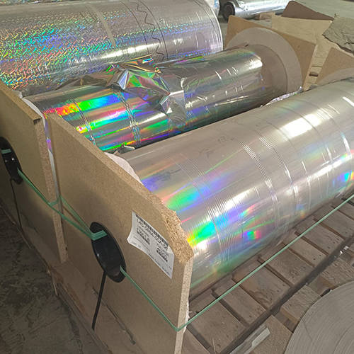 13 mic Rainbow Simless Holographic Film