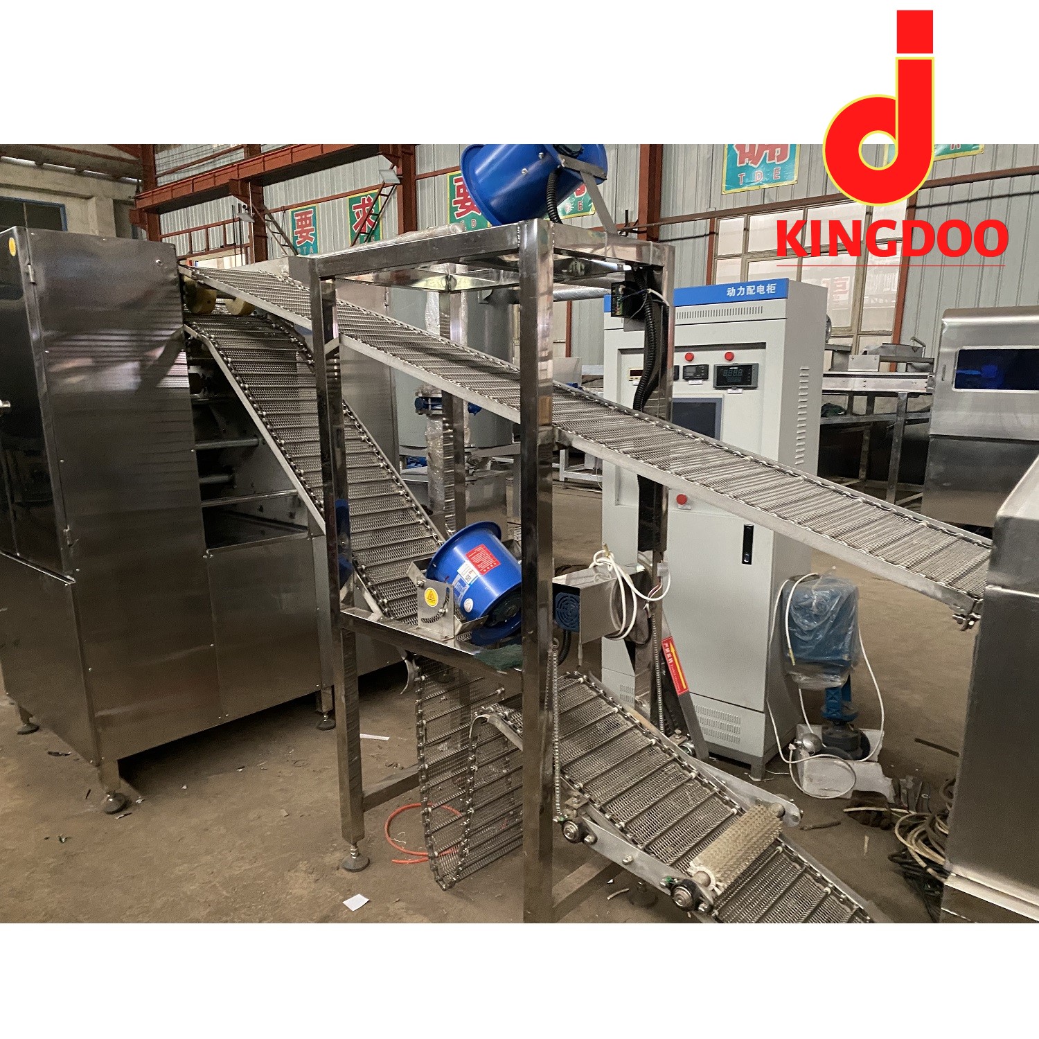 Kingdoo Brand Fried Instant Noodle Making Machine Fresh Noodle Production Line Noodle Steaming Machine - Capacity: 1400 Kg/day