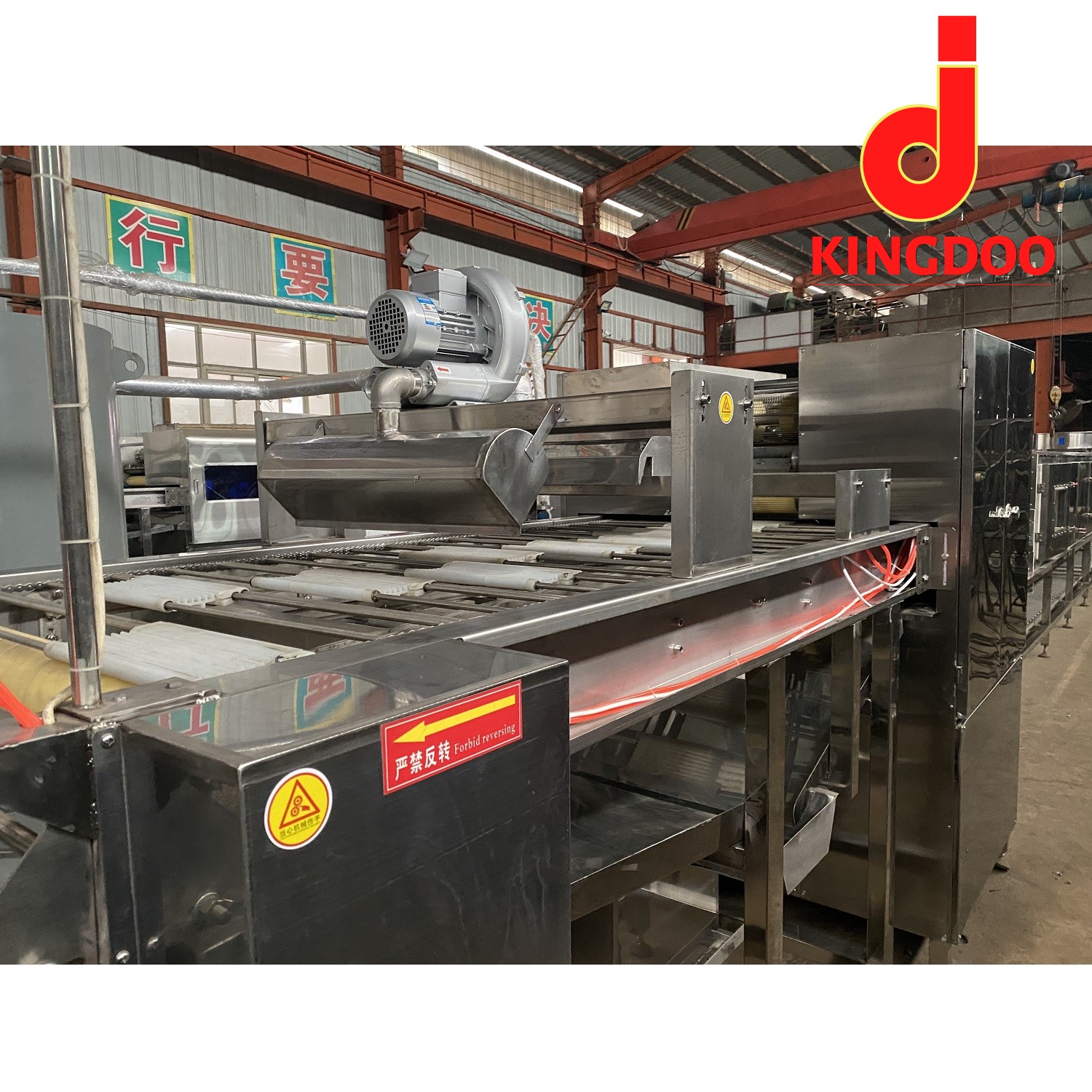 Kingdoo Brand Fried Instant Noodle Making Machine Fresh Noodle Production Line Noodle Steaming Machine - Capacity: 1400 Kg/day