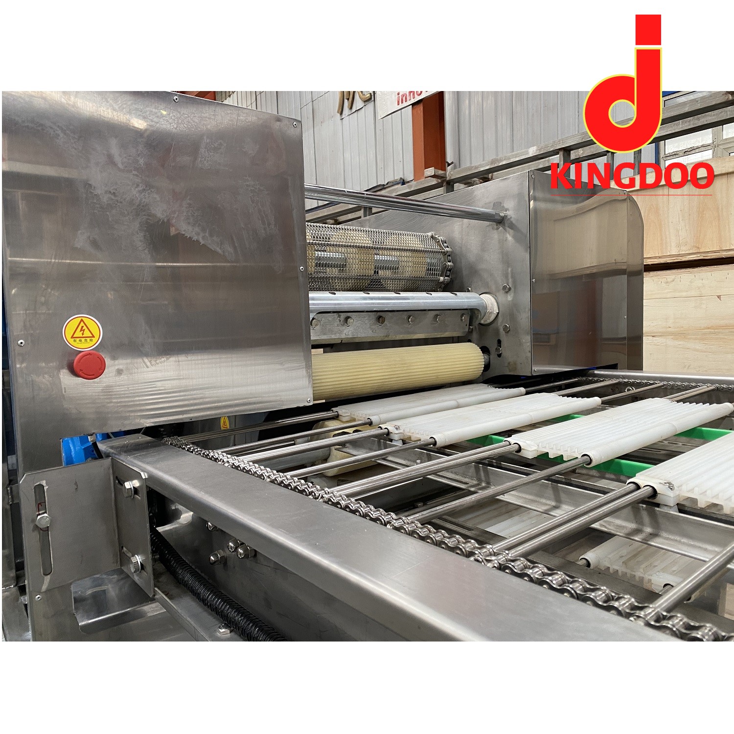Fried Instant Noodle Making Machine - Stainless Steel, 30 Meter Length | Automatic Operation, Plc Control, 20000 Pics Capacity Per 8 Hours, High Efficiency, Eco-friendly, Low Noise, Lower Energy Consumption
