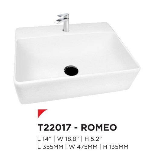 TABLE TOP WITH WASSH BASIN-T22017