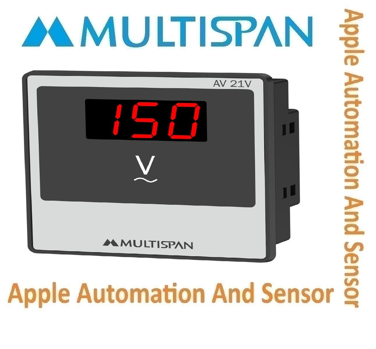 Av-31v Multispan Digital Volt Meter - Universal Input, Double Display, Pid Controller, Double Relay (4+4 Digit), 1 Year Warranty, Precision Measurement