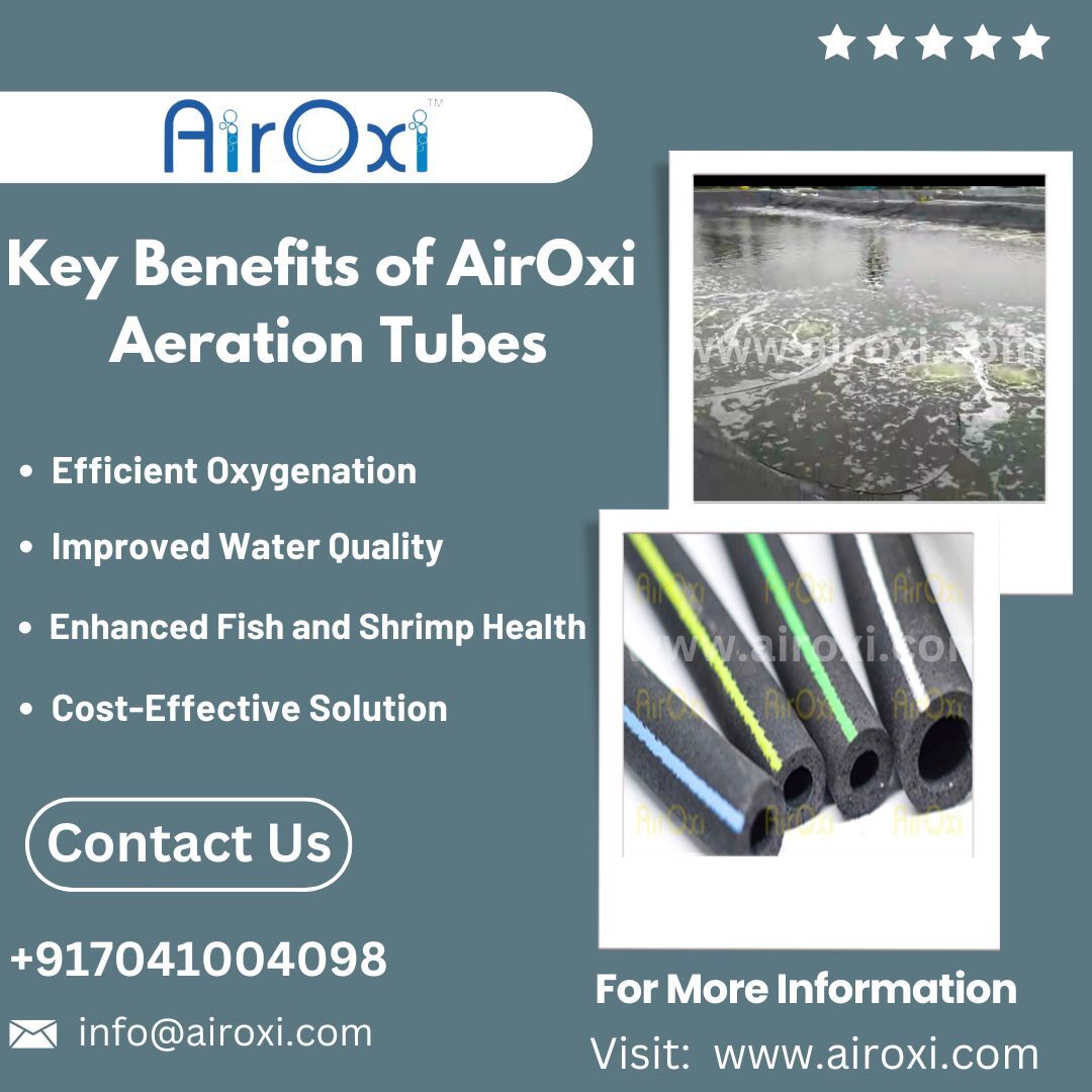 Airoxi Algae Resistant Tube - 25.5mm Diameter X 50m Length, Green Line | Mild Algae Resistant Additives, Ideal For High Algae Ponds
