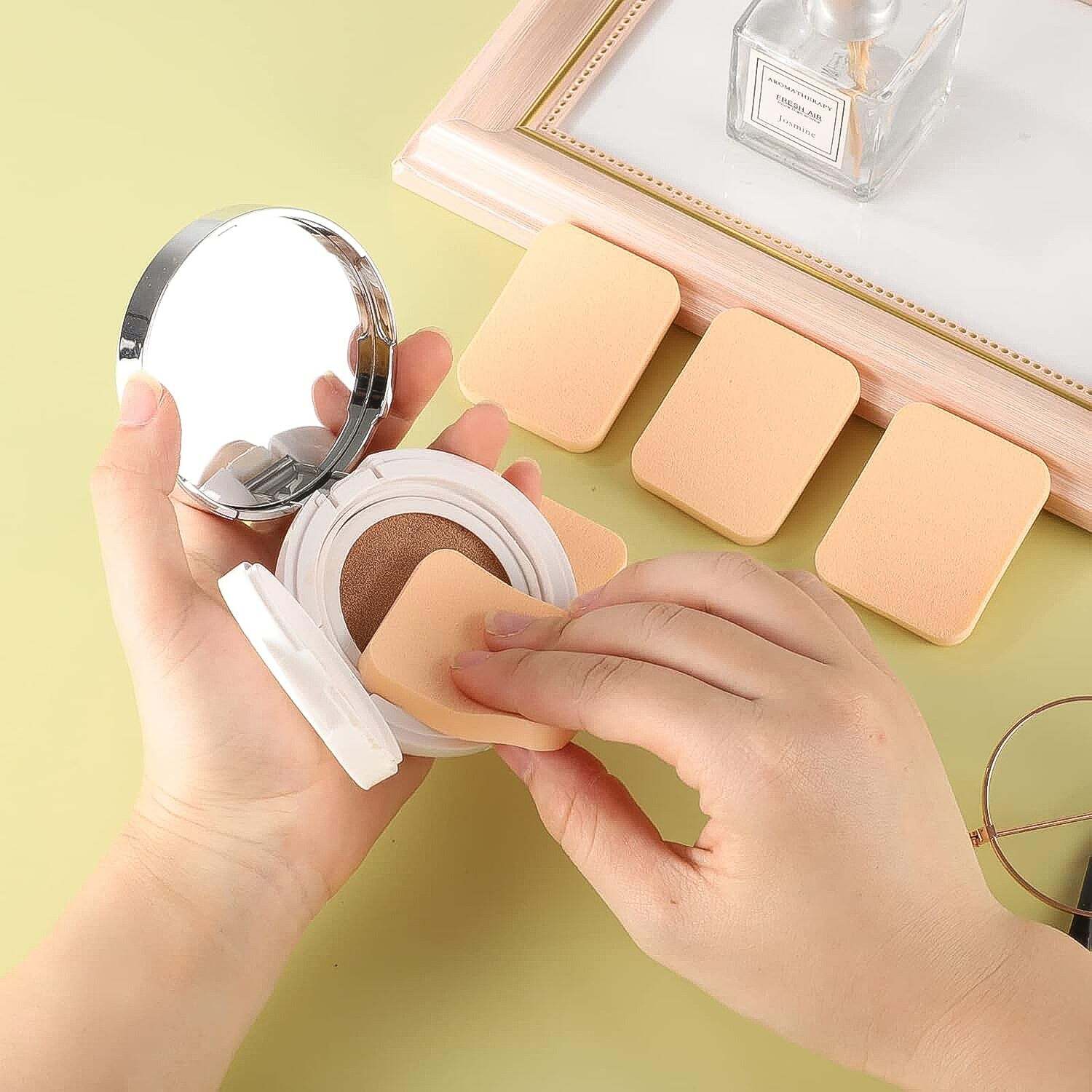 Makeup Sponges Set, Perfect for Liquid, Cream, and Powder (4 Pcs Set With Case)