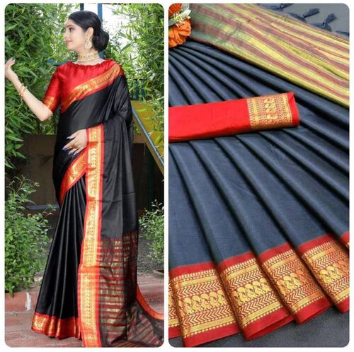 Aura Silk Saree - Color: As Per Images