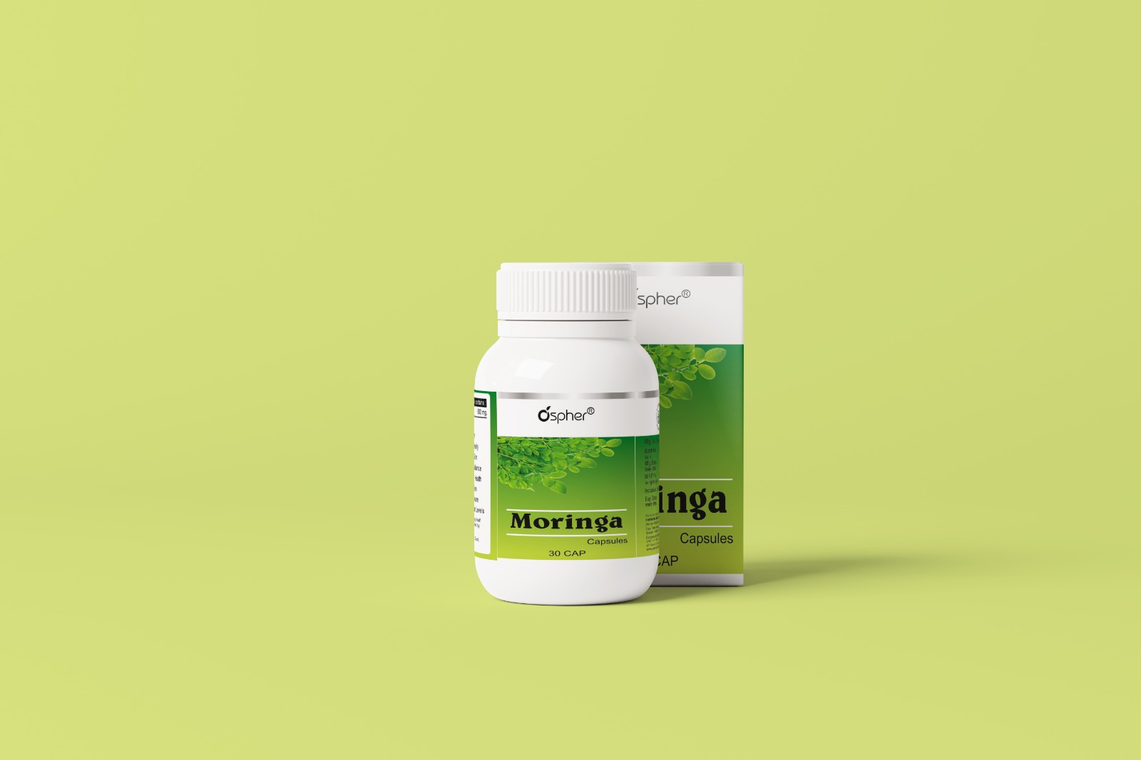 Moringa Capsule - Herbal Supplement for Adults , As Per Instruction Dosage, Store in Dry and Cool Place