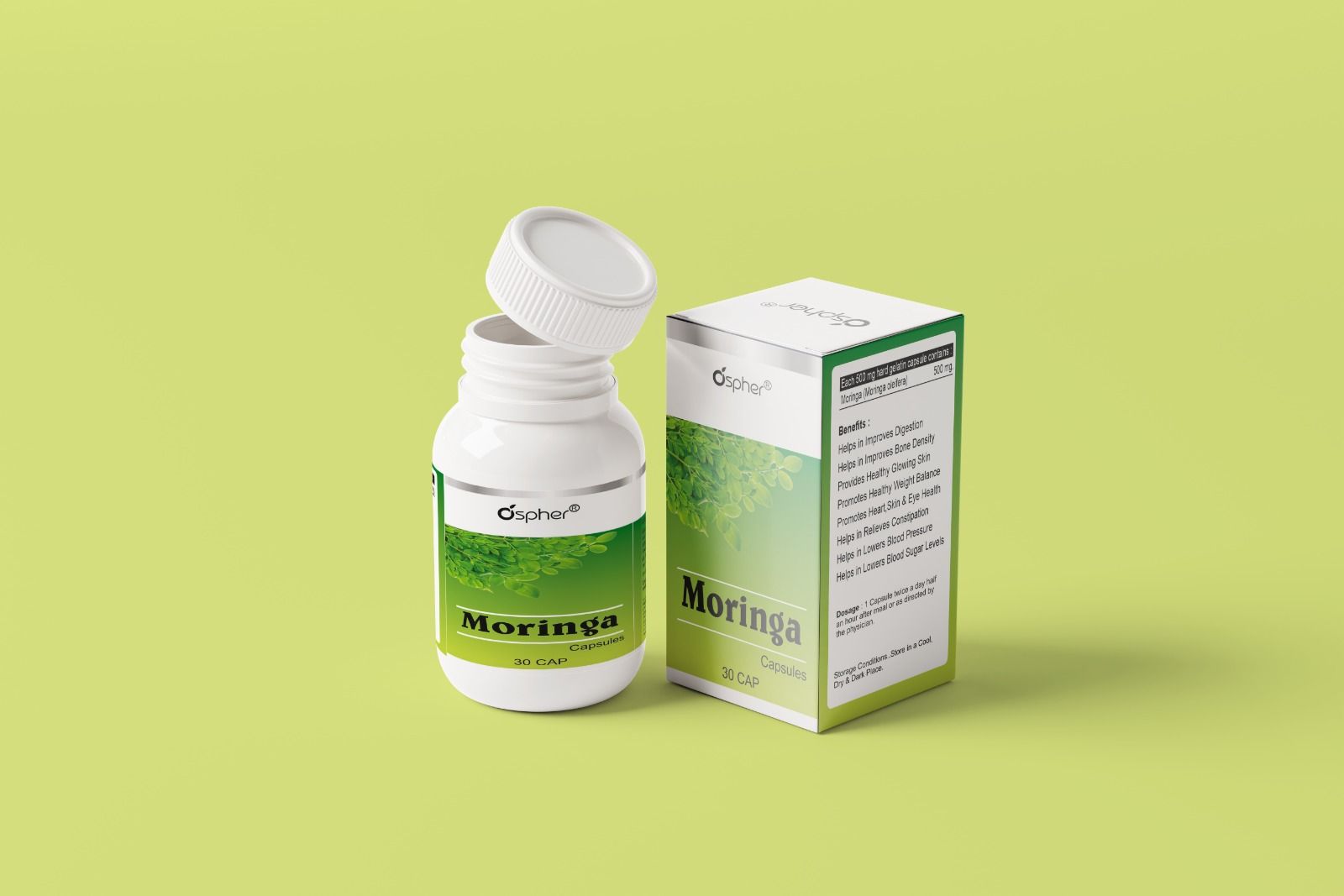 Herbal Moringa Capsule - Age Group: For Adults