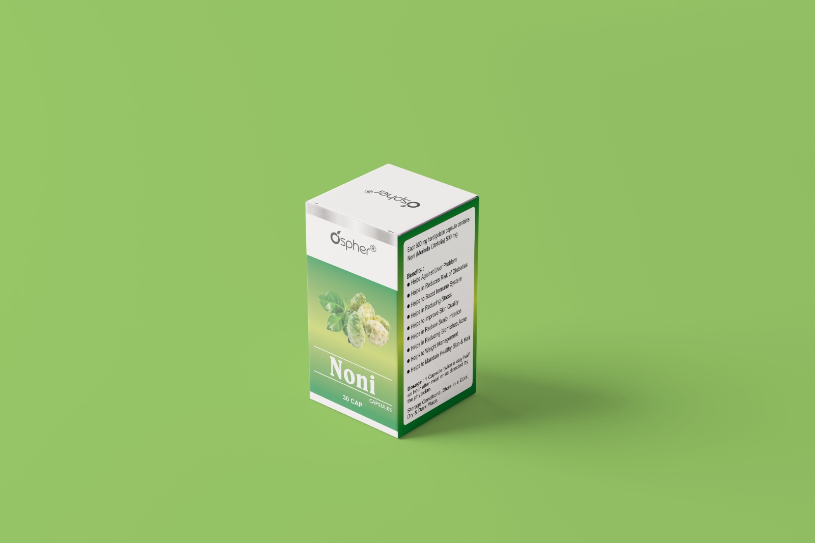 Herbal Noni Capsule - Age Group: For Adults