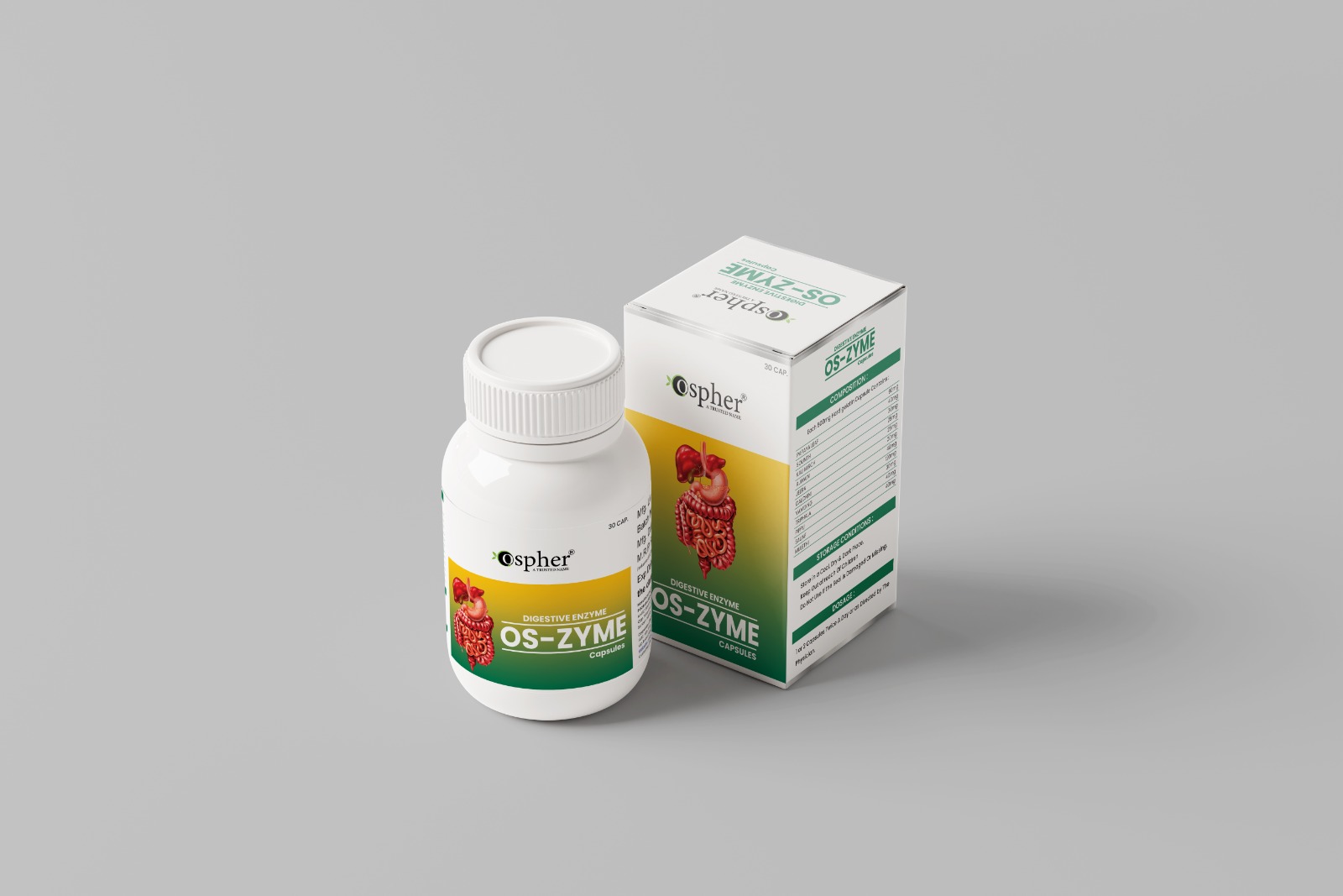 Herbal Digestive Enzyme Capsule - Age Group: For Adults