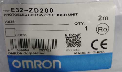 OMRON, PHOTOELECTRIC SWITCH FIBER UNIT, E32-ZD200