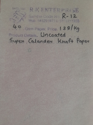 Uncoated SUPER Calendar Kraft Paper - Silicone Coated Release Paper 20-30 Inch Sheets & 20 Inch Rolls, Weight Release & Reduced Absorbency