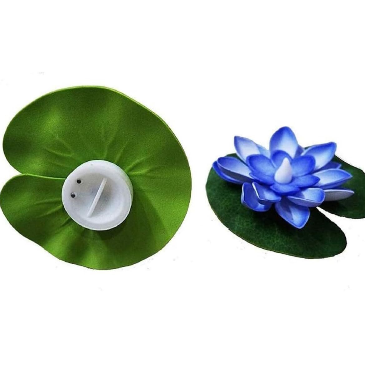 Lotus Flower Shape Water Sensor Candle - Plastic, Pack Of 3 Multicolored Floating Smokeless Led Tea Lights | Long-lasting, Indoor & Outdoor Use, Enchanting Ambiance