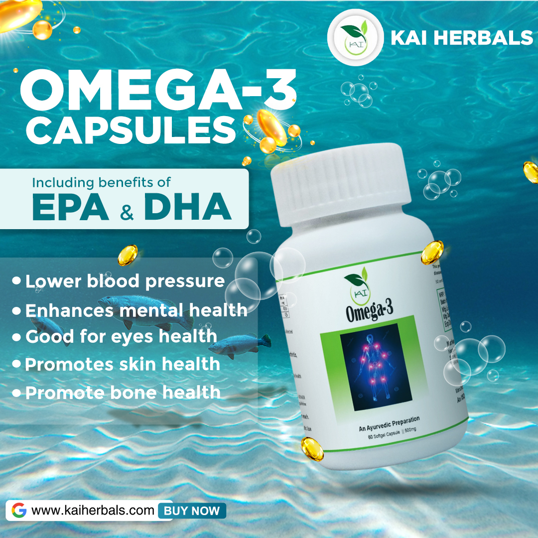 Omega Capsule - Medical Grade Essential Fatty Acid Supplement | Supports Cardiovascular Health, Reduces Inflammation, Enhances Brain Function