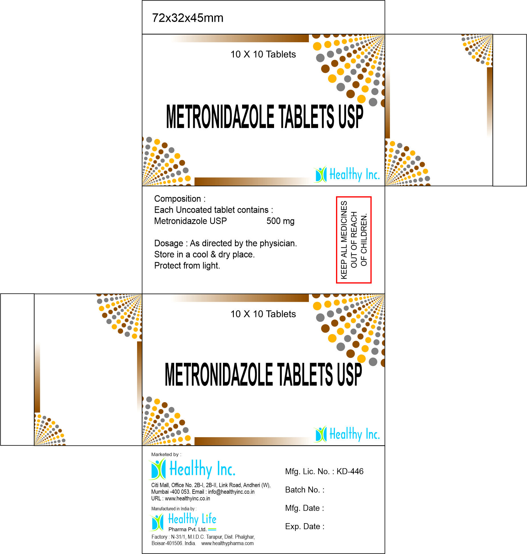 Metronidazole tablet 250mg