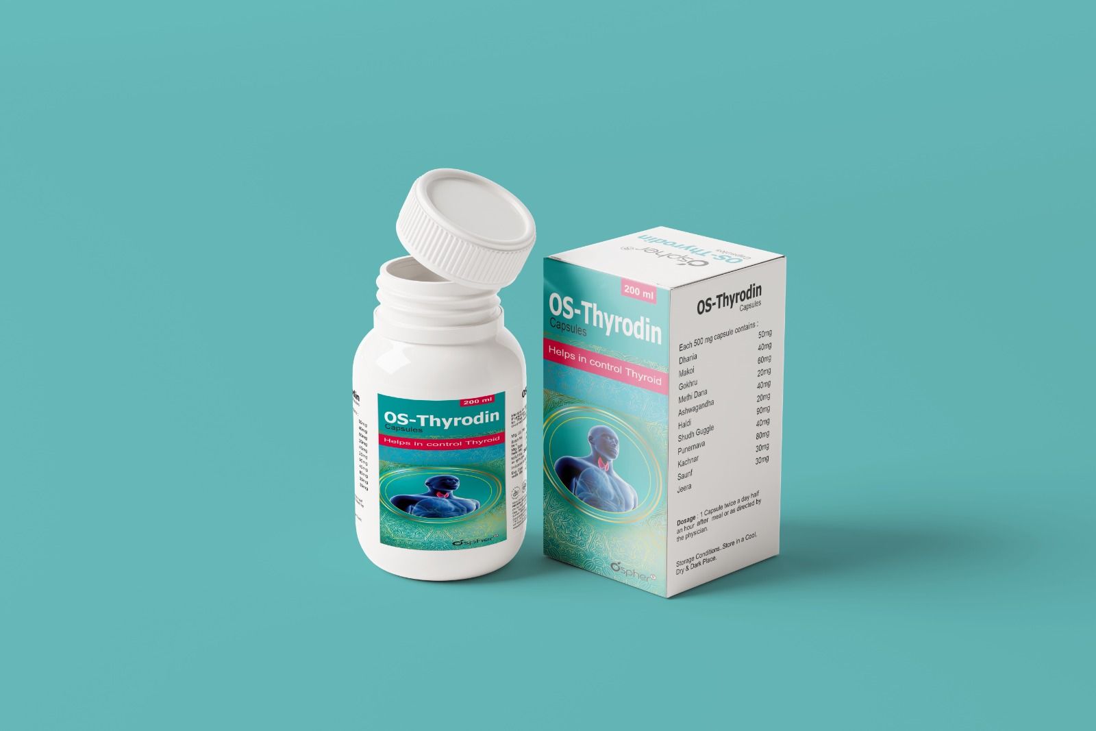 Herbal Thyroid Care Capsule - Age Group: For Adults