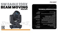 SW 230W Moving Head Beam Light