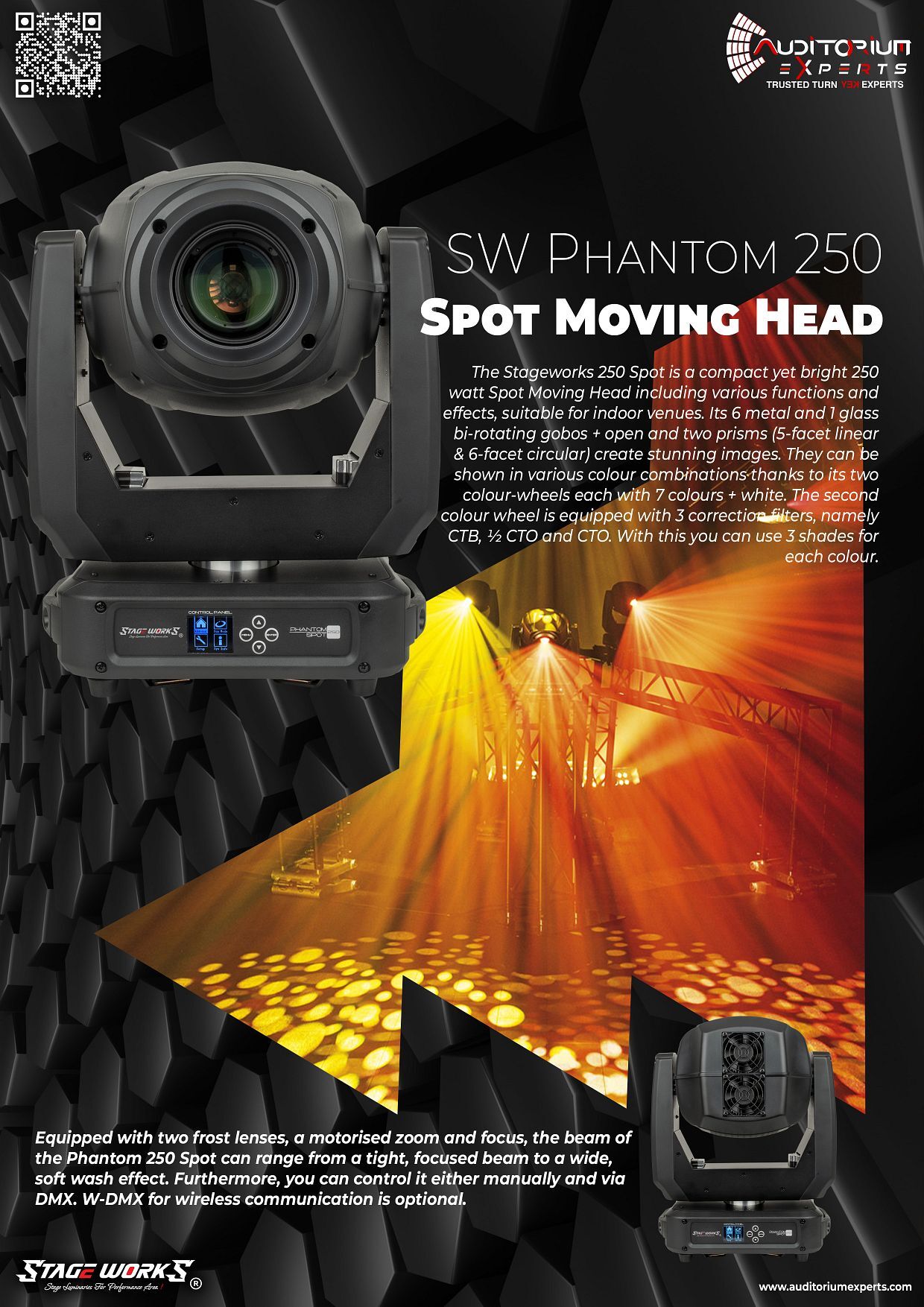 Sw 500w Hybrid Profile Spot Light - Color: Multicolor