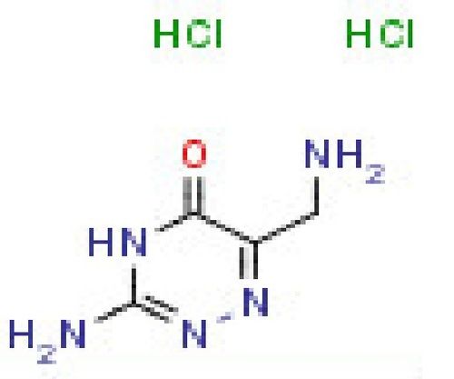 3-Amino-6-(aminomethyl)-1,2,4-triazin-5(4h)-one dihydrochloride