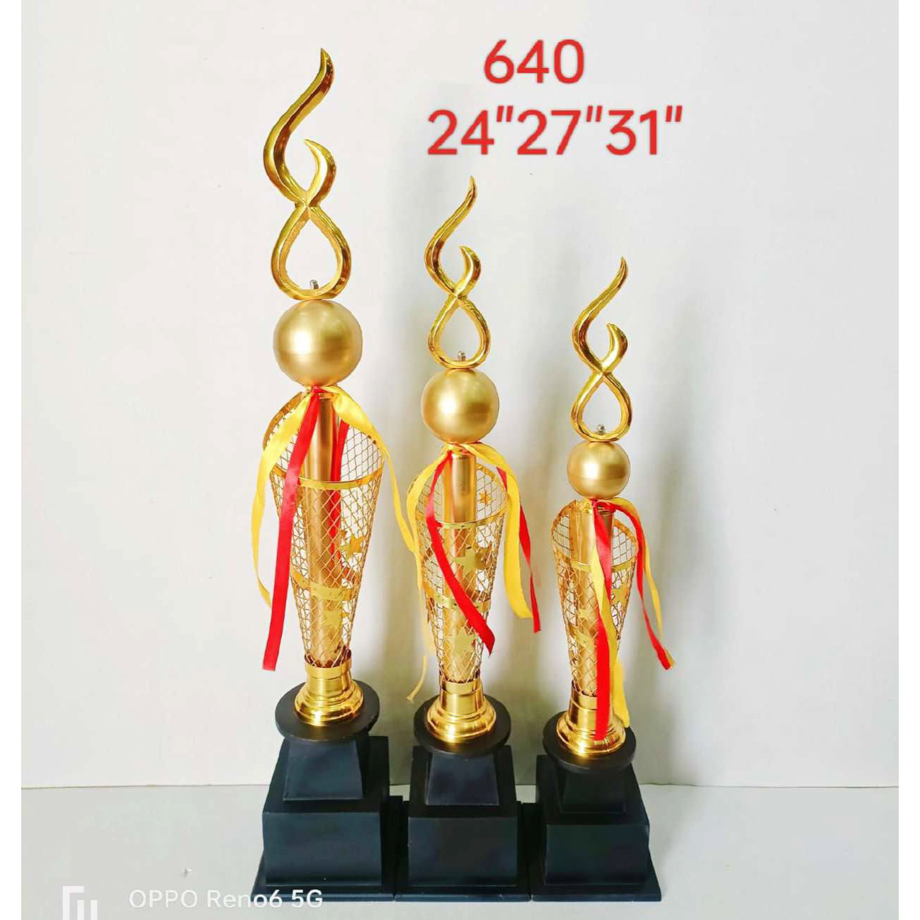 Metal Corn Sports Trophy Award #640