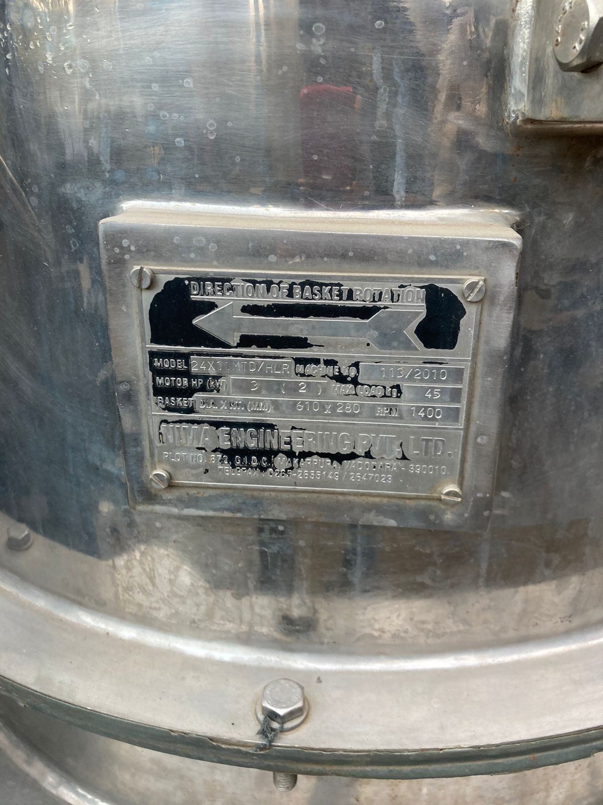 Chemical Centrifuge 24 INCH