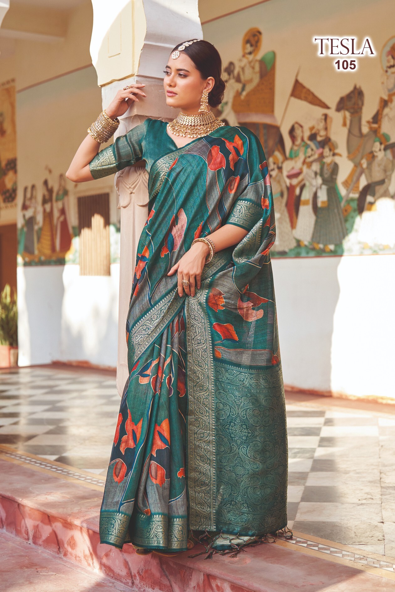 Weaving Border Saree