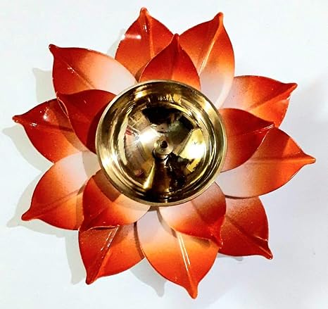 Lotus Shape Decorative Brass Diya