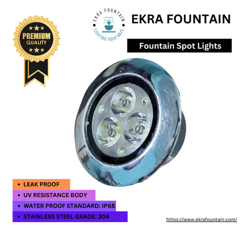 9W Fountain Stand Light - Color: Various Available