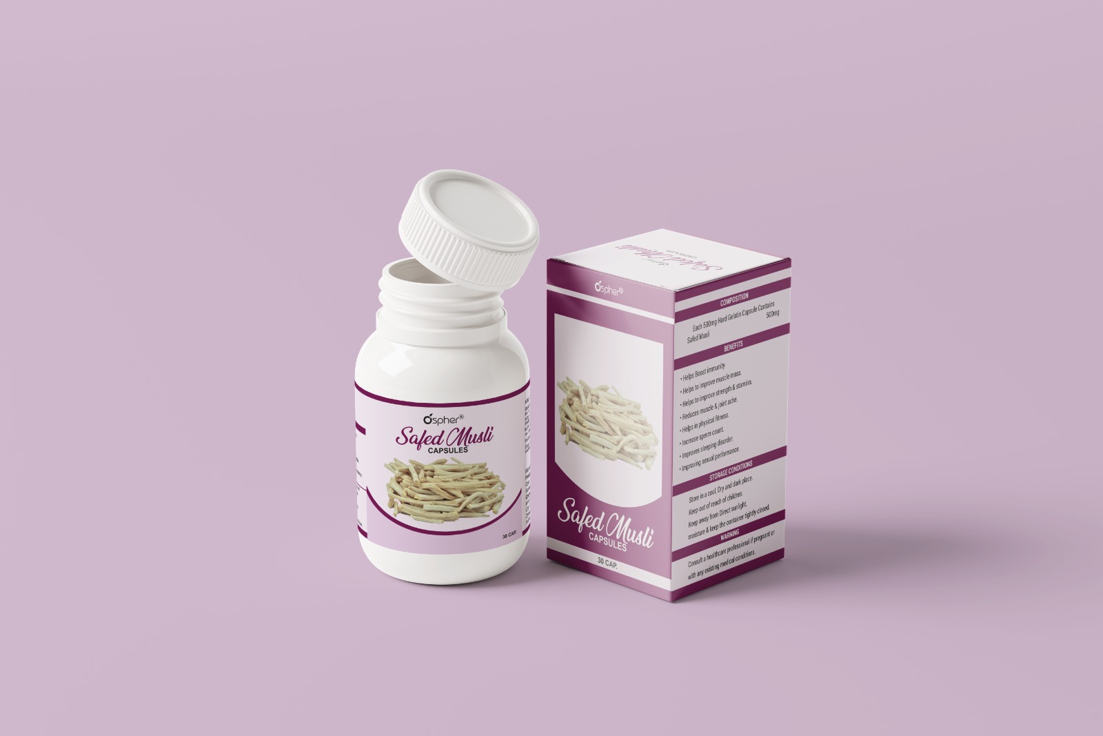 OSPHER SAFED MUSLI CAPSULE